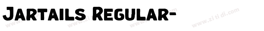 Jartails Regular字体转换 Jartails Regular字体转换